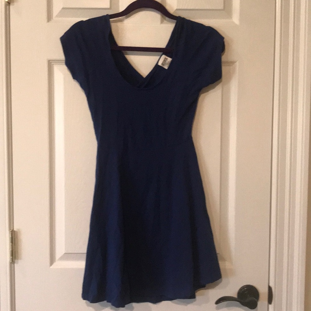Blue dress